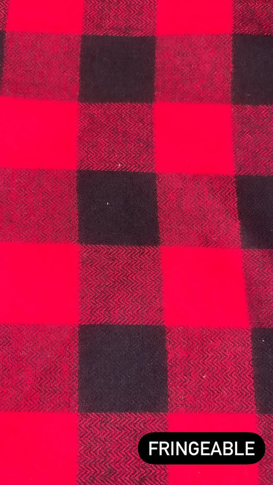 Red And Black Large Checkered