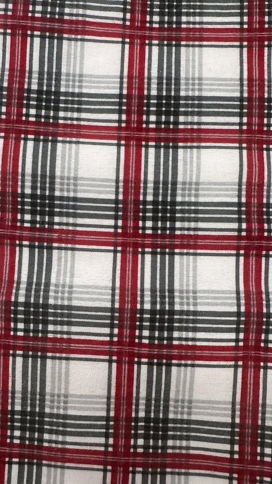 Red and Gray Plaid
