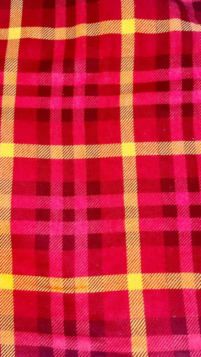 Red And Orange Plaid