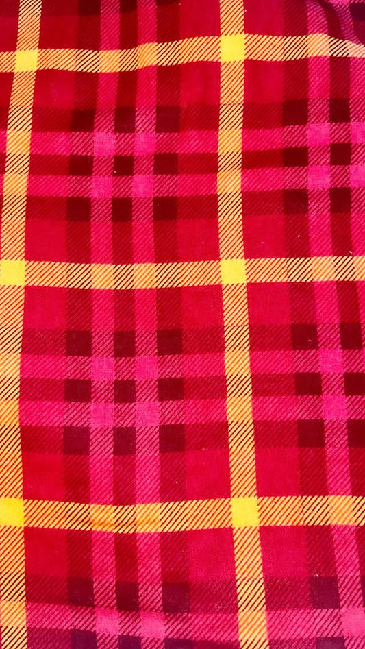 Red And Orange Plaid