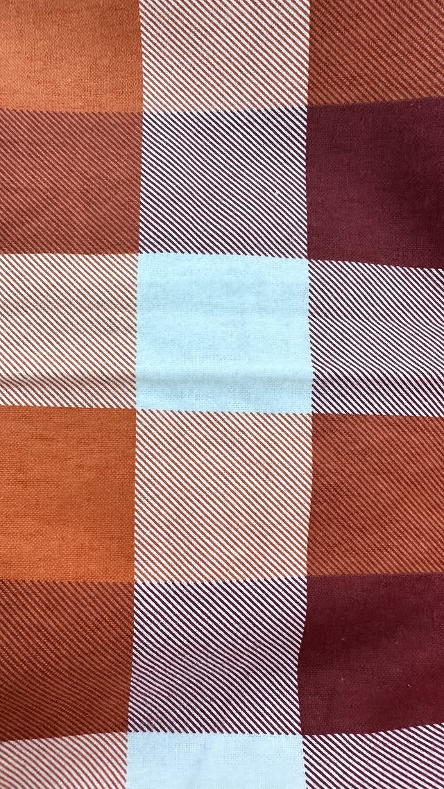 Red And Orange Thanksgiving Plaid