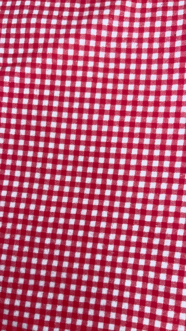 Red And White Mini Check