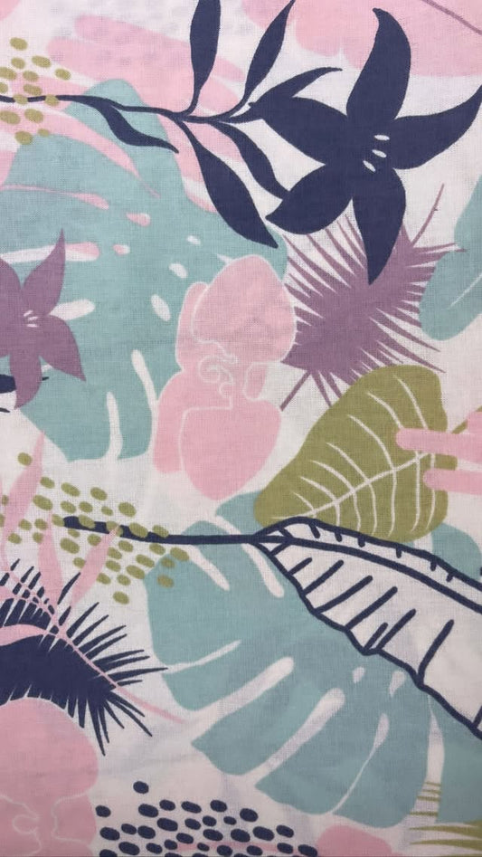 Summer Leaves And Flowers
