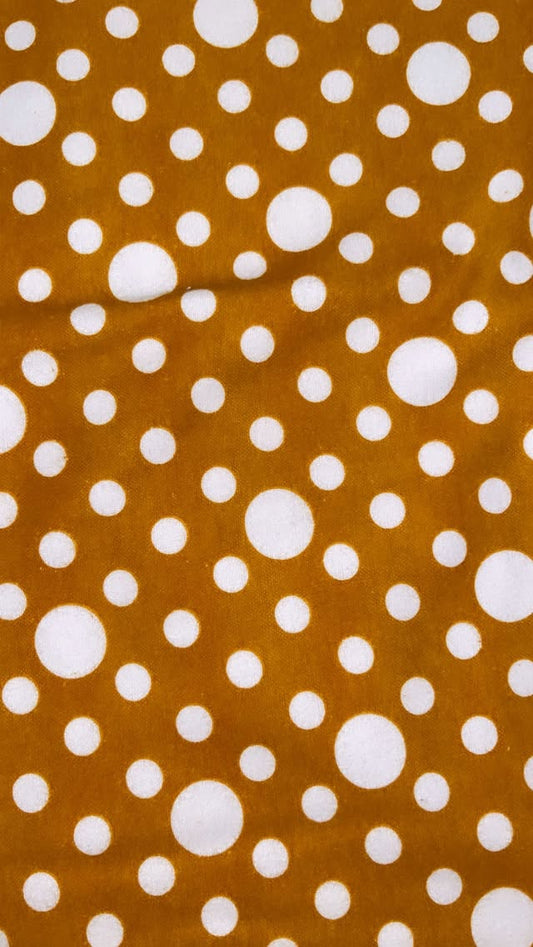 Sunflower Yellow With White Dots