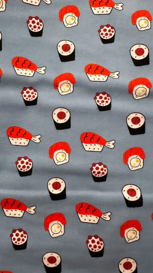 Sushi On Light Blue