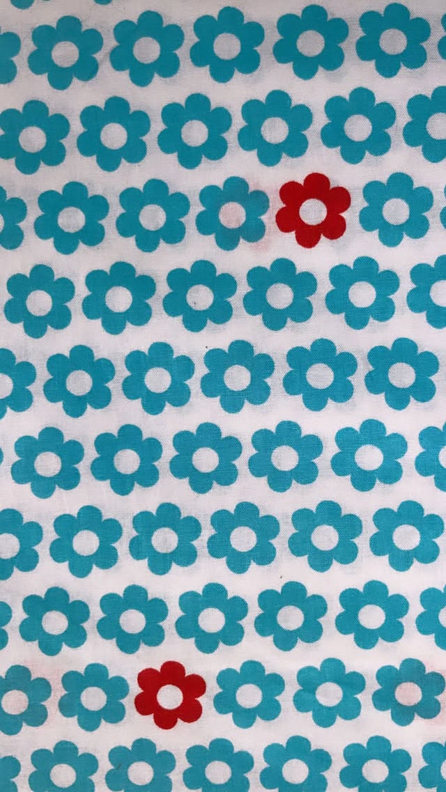 Teal Flowers