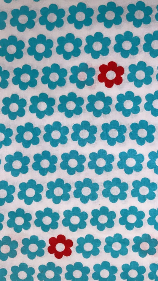 Teal Flowers