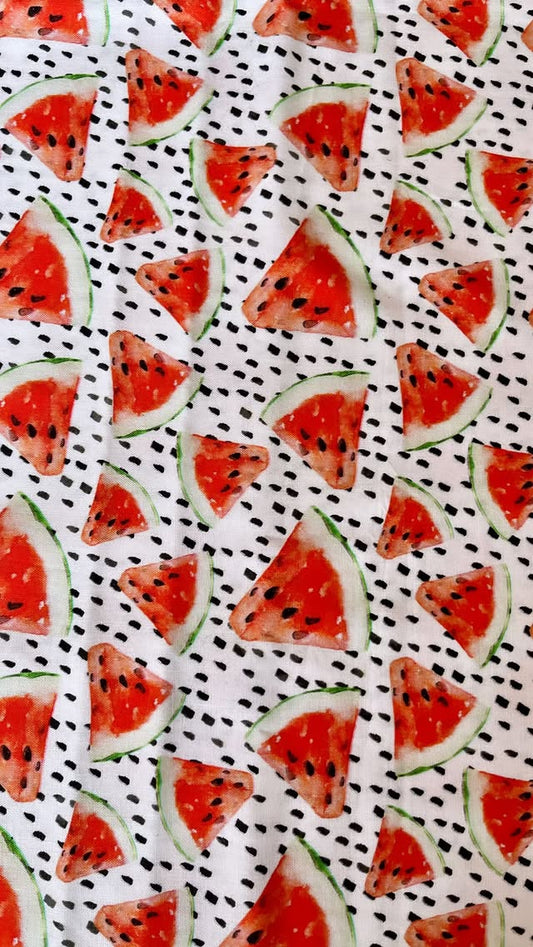 Watermelons On White