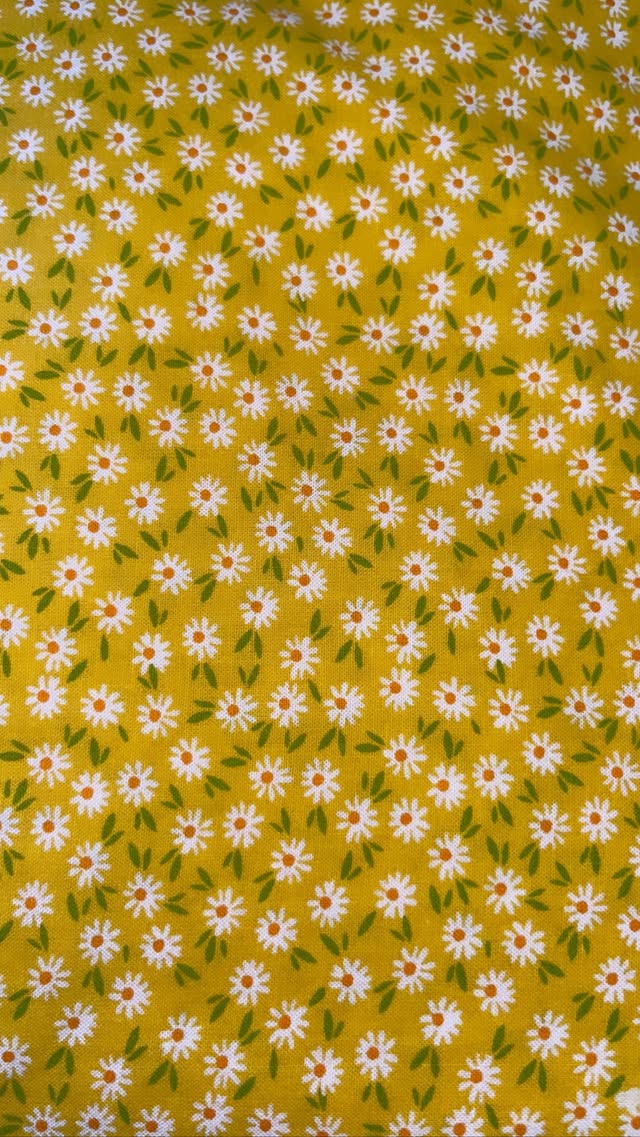 Yellow And White Mini Floral