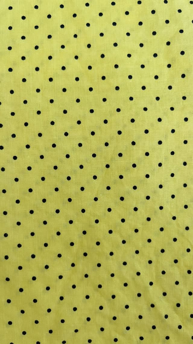 Yellow With Black Dots