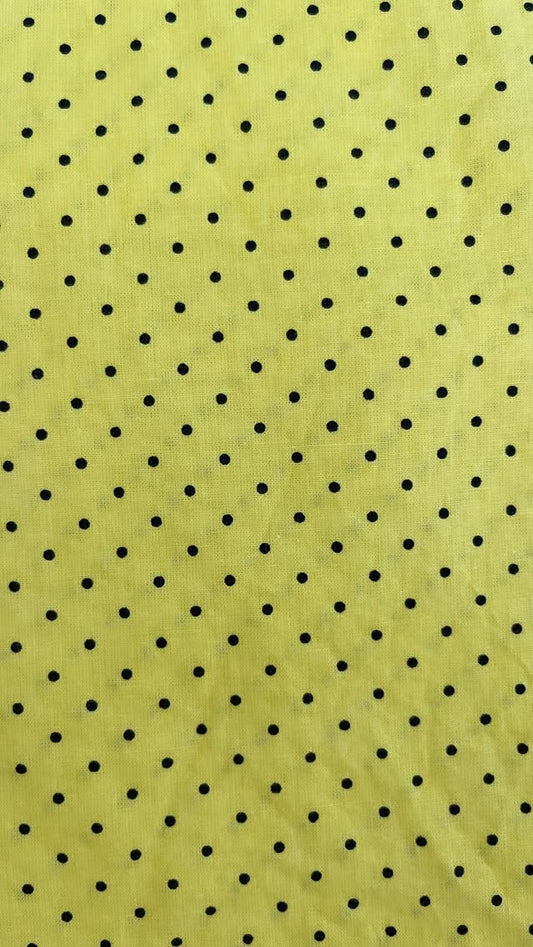 Yellow With Black Dots