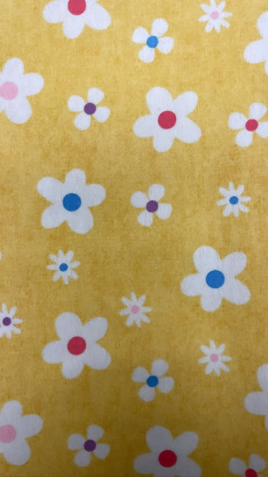 Yellow With White Floral
