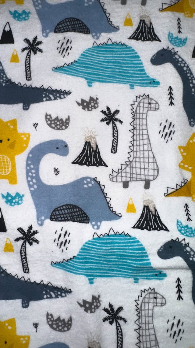 Dinos With Trees And Volcanoes