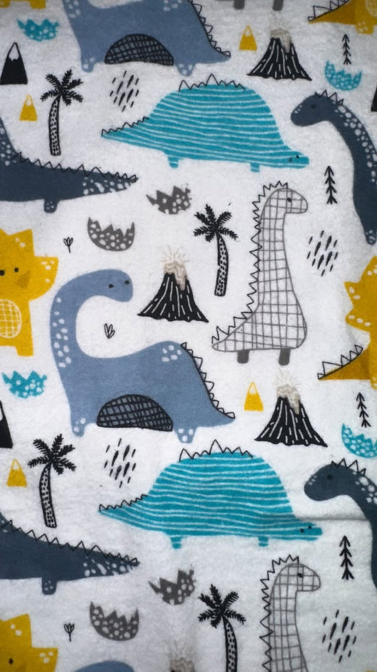 Dinos With Trees And Volcanoes