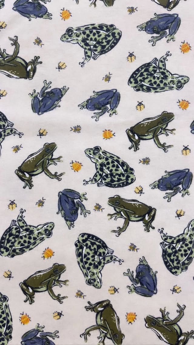 Green And Blue Frogs