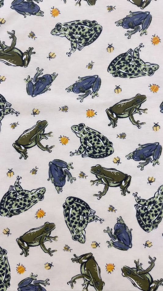 Green And Blue Frogs