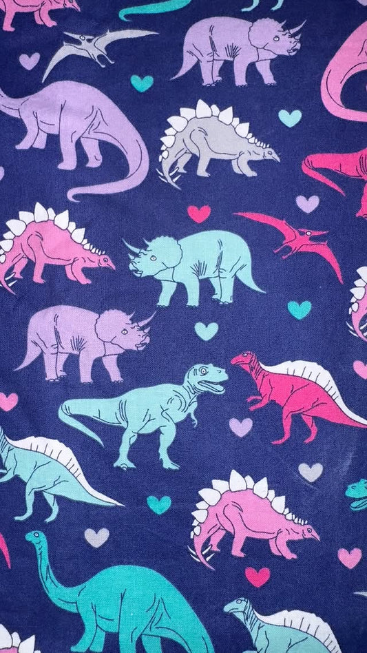 Purple, Pink And Blue Dinos